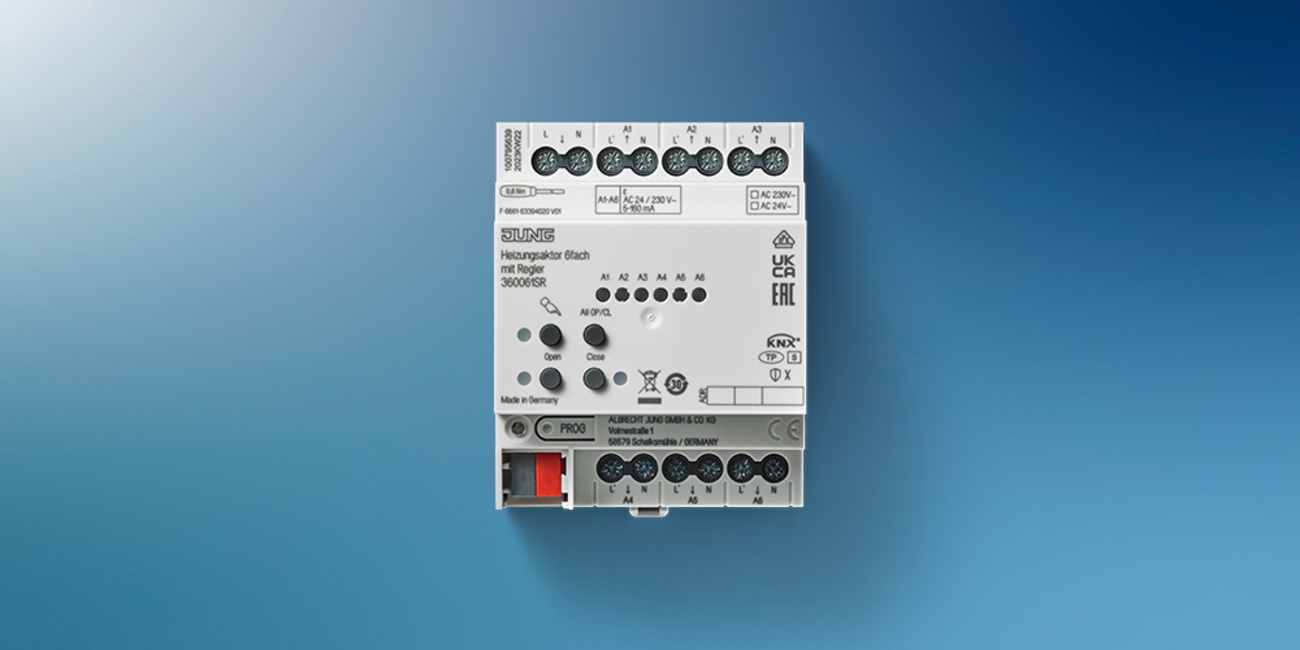 KNX Heizungsaktor 6-fach bei Elektro-Service Helfried Burkl in Stadtilm